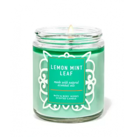 Lemon Mint Leaf  1-Docht Kerze - 198g