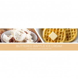 Buttered Waffle Ice Cream 411g 3-Docht