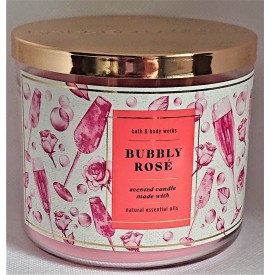 Bubbly Rosé - 3-Docht Kerze...