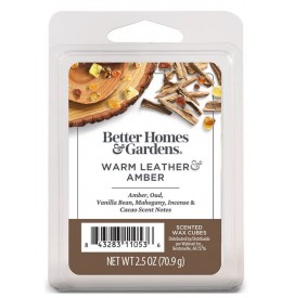 Warm Leather & Amber Better Homes & Gardens Wax Melts 70,9g