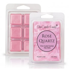 Rose Quartz - Pink Crystal - The Candle Daddy - Wax Melt -57g
