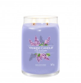 Lilac Blossoms Signature Large Jar 567g 2-Docht Yankee Candle