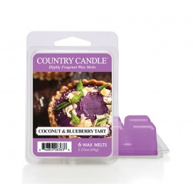 Coconut & Blueberry Tart Wax Melts 64g von Country Candle