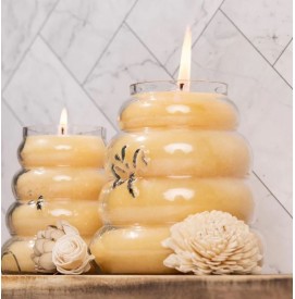 Honey Butter Large Beehive Jar 850g Cheerful Candle