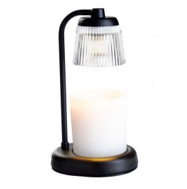 FLUTED GLAS Lampe für Duftkerzen black CANDLE WARMERS®