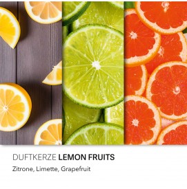 Lemon Fruits - 510g - Duftkerze Haribo