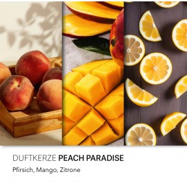 Peach Paradise - 510g - Duftkerze Haribo