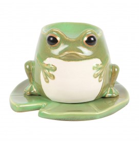 Frosch Duftlampe aus Keramik