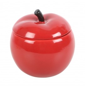 Apfel Duftlampe rot aus Keramik
