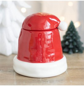 Santa Mütze Duftlampe aus Keramik
