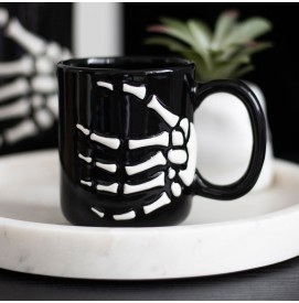 Skeleton Hand Tasse Halloween