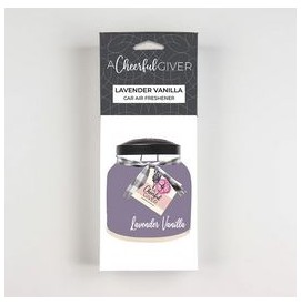 Lavender Vanilla - Car Air Freshener- Dufthänger - Cheerful Candle