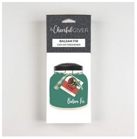 Balsam Fir - Car Air Freshener- Dufthänger - Cheerful Candle