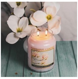 Windswept Magnolia - 680g - 2-Docht Cheerful Candle