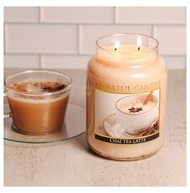 Chai Tea Latte - 680g - 2-Docht Cheerful Candle