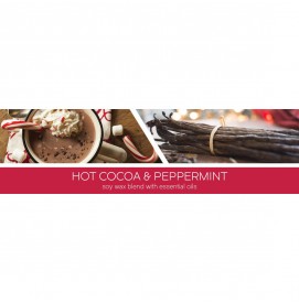 Hot Cocoa & Peppermint 411g 3-Docht Goose Creek