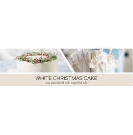 White Christmas Cake 411g 3-Docht Goose Creek