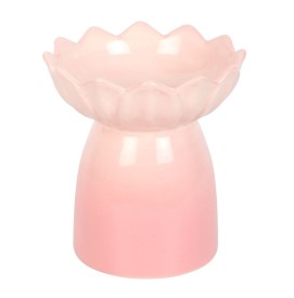 Seerose Duftlampe aus Keramik in rosa