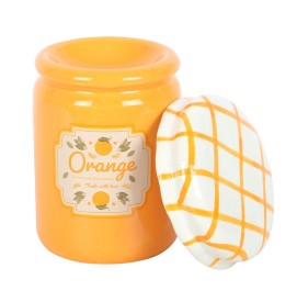 Orange Marmalade Jar Duftlampe aus Keramik rot