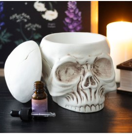 Skull Duftlampe aus Keramik
