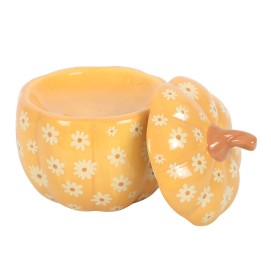 Groovy Floral Kürbis Duftlampe aus Keramik
