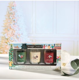 Geschenkset mit 3 Tumbler Kerzen je 142g Yankee Candle