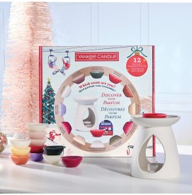 Geschenkset mit Wachs Melts & Duftlampe Yankee Candle