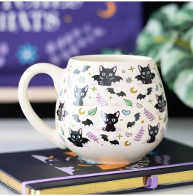 Cute and Creepy Cat Tasse