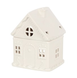 Weißes Gingerbread House...