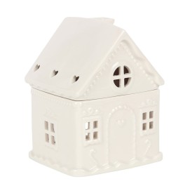 Weißes Gingerbread House Duftlampe