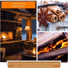 Fireside Escape - 680g - 2-Docht Cheerful Candle