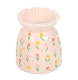 Duftlampe mit Tulpen Motiv