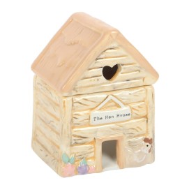Hühnerhaus Duftlampe aus Keramik
