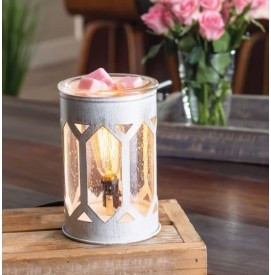 ARBOR Edison Bulb Duftlampe elektrisch weiß aus Metall