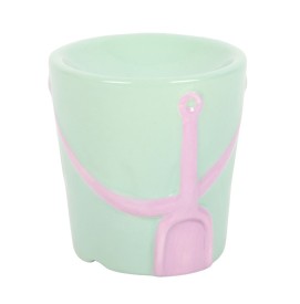 Pastellfarbene Eimer und Schaufel Duftlampe aus Keramik