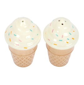 Ice Cream Salz- und Pfefferstreuer aus Keramik