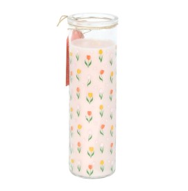 French Tulip mit Tulpen Druck Tube Kerze Duftkerze