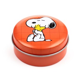 Peanuts Snoopy & Woodstock Lippenbalsam in Metalldose Strawberry