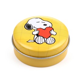 Peanuts Snoopy & Woodstock Lippenbalsam in Metalldose Lemon