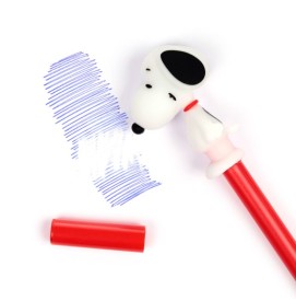 Peanuts Snoopy Inkredible Radierbarer Kugelschreiber mit Snoopy-Topper