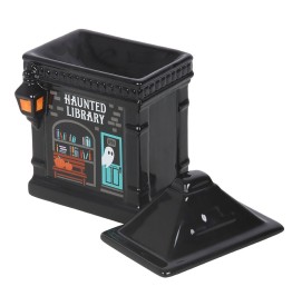 Haunted Library Halloween Duftlampe aus Keramik