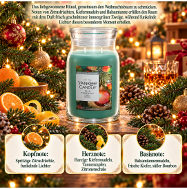 Tree Trimming  Signature Large Jar 567g 2-Docht Yankee Candle
