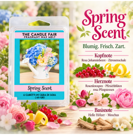 Spring Scent - 65g Duftwachs Melts von The Candle Fair