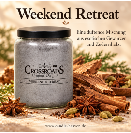 Weekend Retreat - 737g - 2-Docht Crossroads Candle