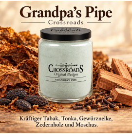 Grandpa's Pipe - 737g - 2-Docht Crossroads Candle