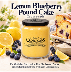 Lemon Blueberry Pound Cake - 737g - 2-Docht Crossroads Candle