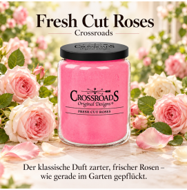 Fresh Cut Roses - 737g - 2-Docht Crossroads Candle