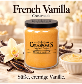 French Vanilla - 737g - 2-Docht Crossroads Candle