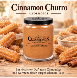 Cinnamon Churro - 737g - 2-Docht Crossroads Candle
