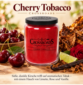 Cherry Tobacco - 737g - 2-Docht Crossroads Candle